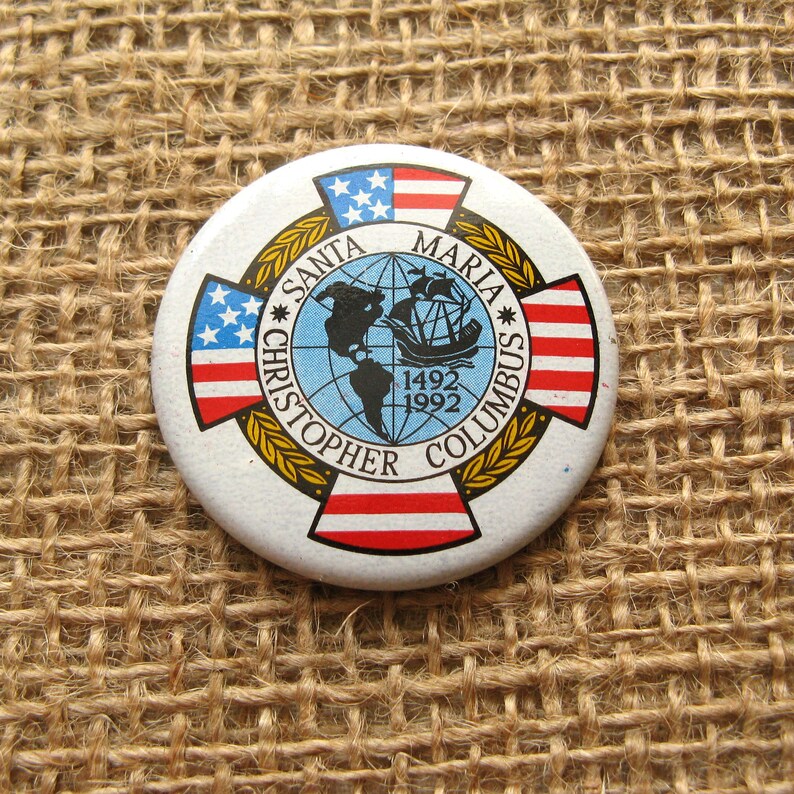 Santa Maria Pins Christopher Columbus Pins Antique Ships Etsy