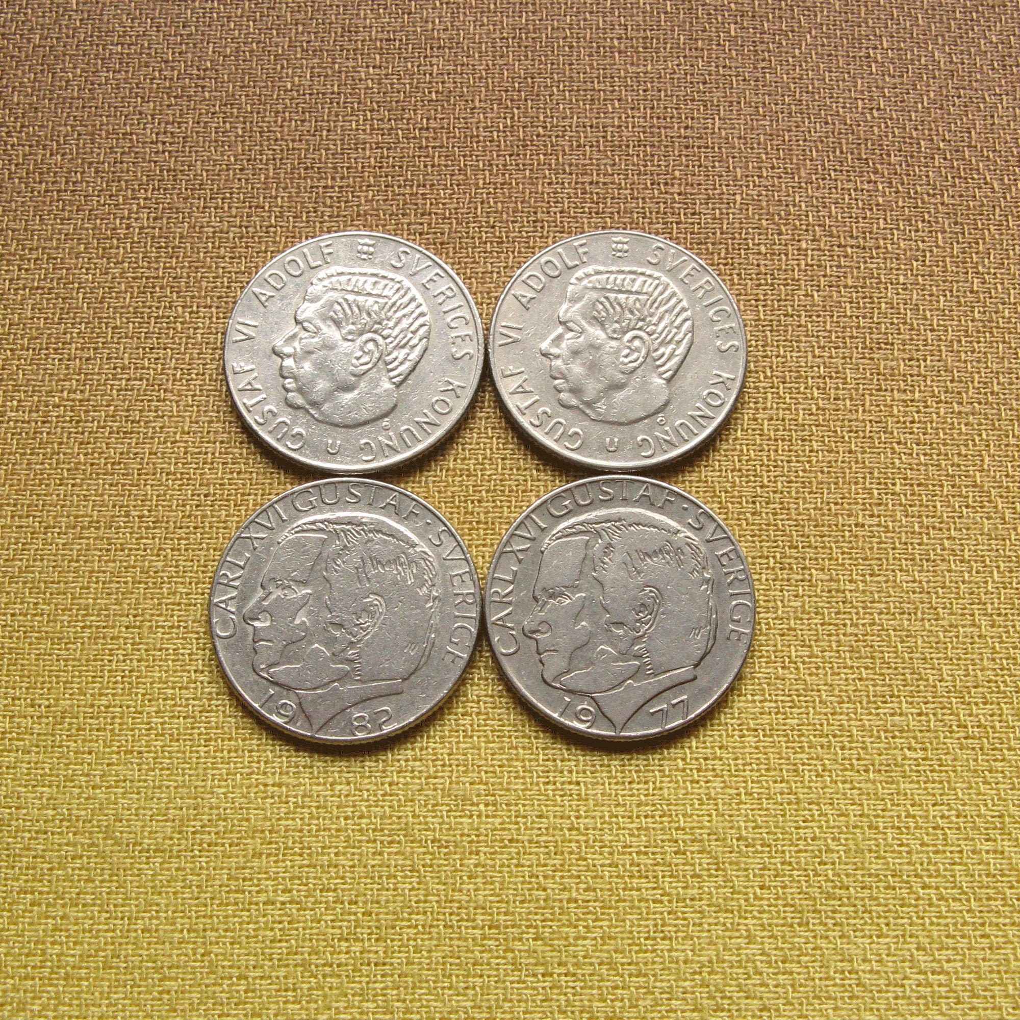 Swedish 1 Krona Coins, Antique Coin, Crown Viking, Coin with Crown, Crown Pendant, Scandinavian Coins, Swedish Coins