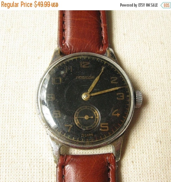 Pobeda Watch, Vintage USSR Watch, Mechanical Watc… - image 1