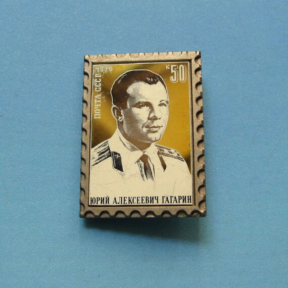 Yuri Gagarin Badge, Cosmonaut Pins, Space Badge, … - image 3