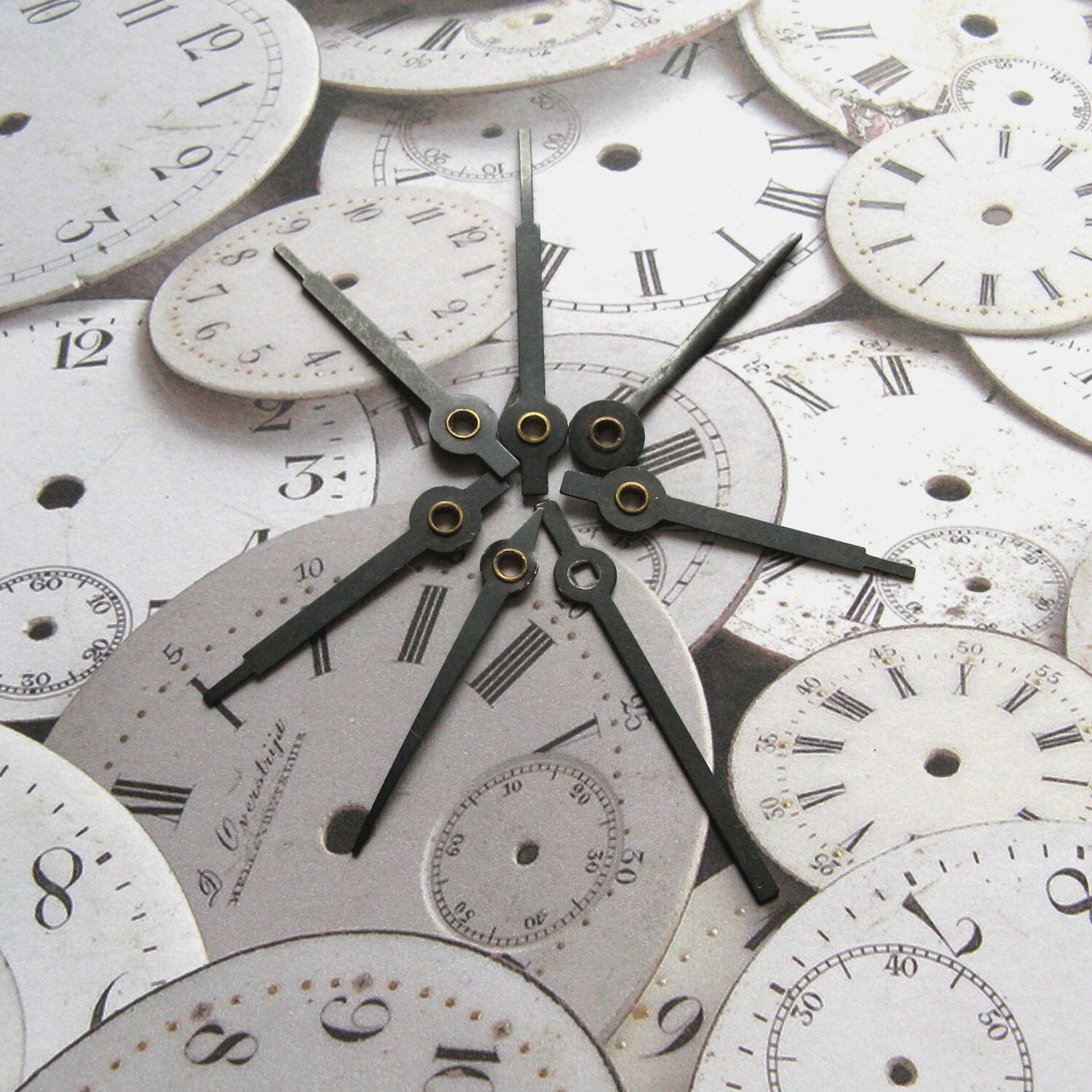 Vintage Clock Hands Tiny Clock Hands Metal Clock Hands Etsy UK