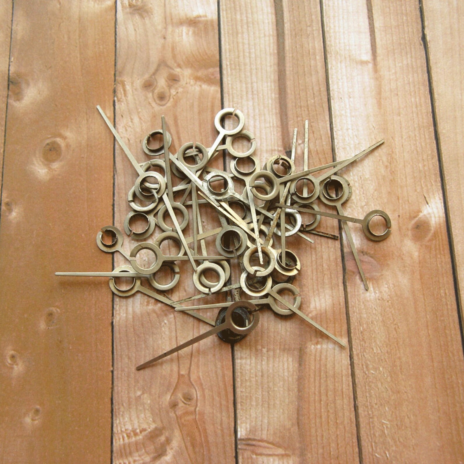 10 Vintage Clock Hands Tiny Clock Hands Metal Clock Hands Etsy