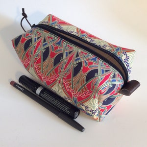 Makeup bag Liberty of London, lined with waterproof vinyl, cosmetic bag, storage