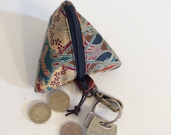 Coin purse, attaches to keys, key ring, wallet, purse, adults coin purse, child's purse