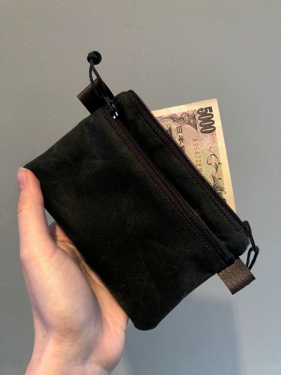 Coin Purse Waxed Cotton Pouch Mens Coin Purse Small Purse Childrens Purse Stocking Filler Etsy Canada