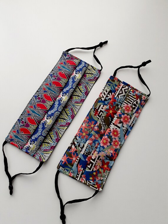 Silk Facemask Silk Lined Liberty Facemask Reusable Mask Etsy UK