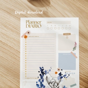 Animation Daily Planner / Printable Daily Planner Howl&#39;s Moving Castle / Studio Ghibli Daily Planner /