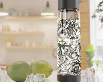 Flower Design Infuser Bottle