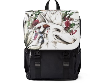 Unisex-Freizeitrucksack aus dem Animationsfilm Prinzessin Mononoke