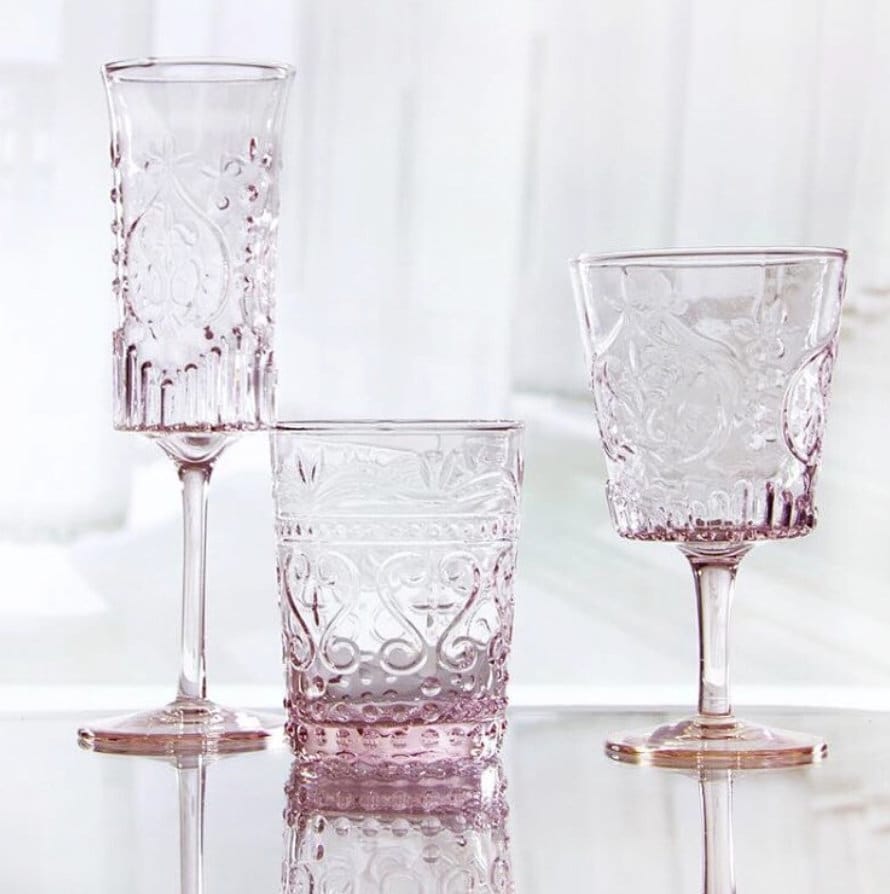 Art Deco Colored Crystal Wine Glass Set of 4, Large 12oz Stemmed Glasses  Vibrant Vintage Glasses for…See more Art Deco Colored Crystal Wine Glass  Set