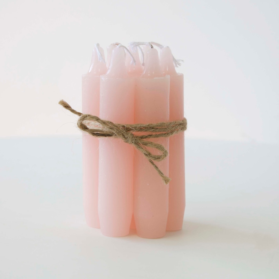 Small Taper Candles Pack of 7 Small 11cm Length Table Wedding Event Decor  Various Colours -  Israel