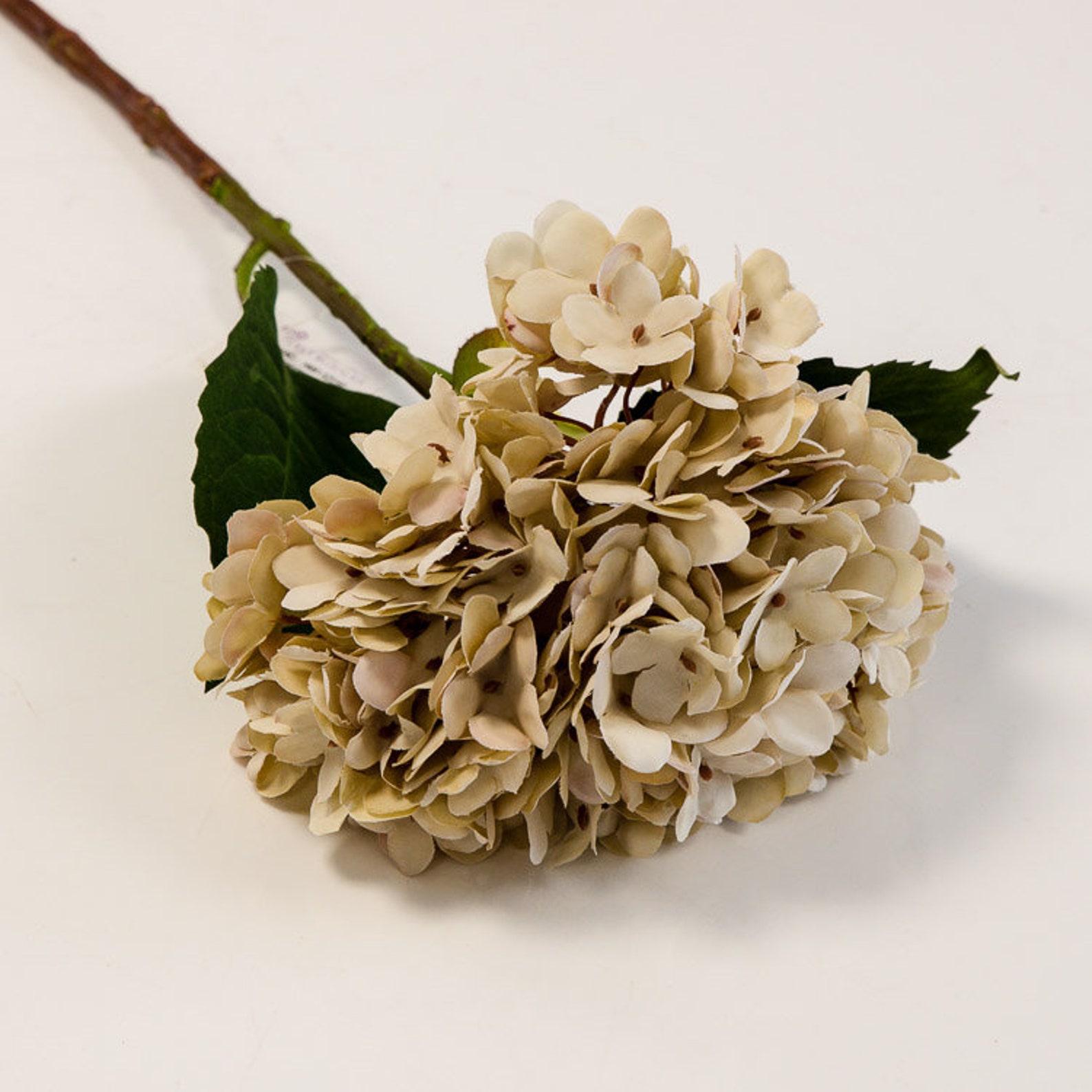 Silk Vintage Hydrangea Head Artificial Hydrangea Stem Large Etsy