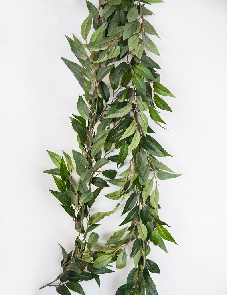 Artificial Ruscus Leaf Garland 6ft Long Wedding Greenery Etsy