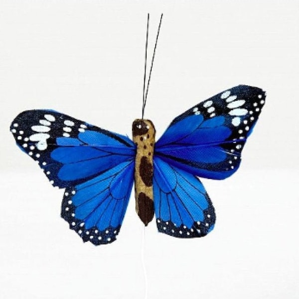 Hand Painted Butterflies 02 Pack of 12 Various Colours Party Wedding Centrepiece Decor