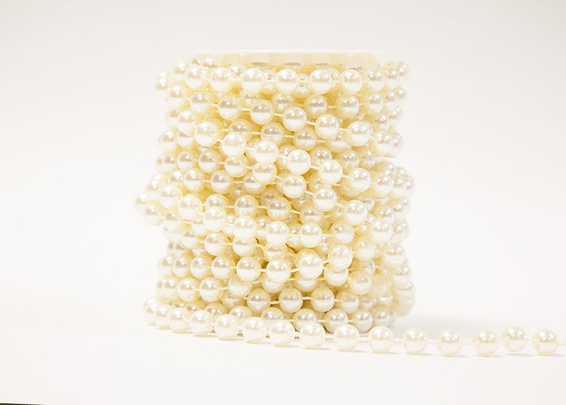 Pearls on A Reel Pearl Garland String Vase Filler Available in Etsy