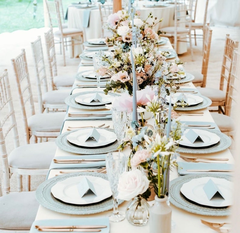 Porcelain Embossed Charger Plates 3 Colors Pastel Plates Etsy UK