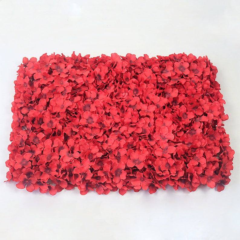 Silk Flower Wall Panel 6 Colors Available 40cm x 60cm Wedding Etsy