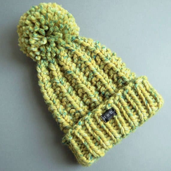 womens wool bobble hat