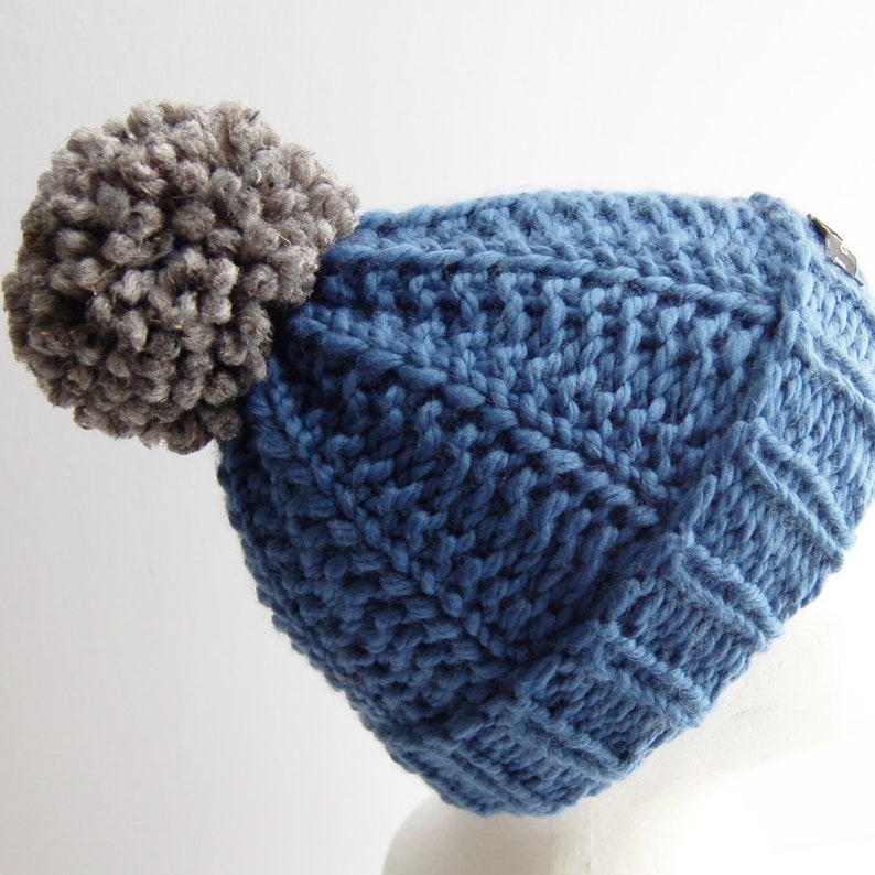 merino wool bobble hat