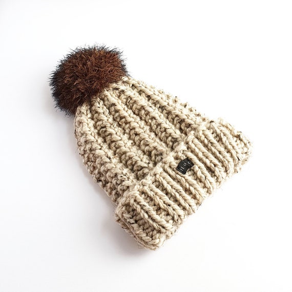 fur bobble hats