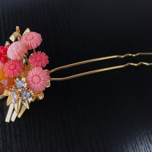 Kanzashi Japanese traditional wedding hair decoration
