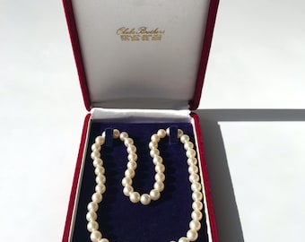ミキモト パールネックレス スターリングシルバー 1950年代 日本製
