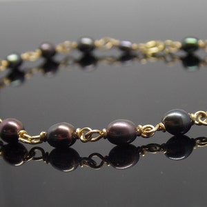 Bridal freshwater pearl bracelet, Wedding freshwater pearl bracelet, Pearl and crystal bridal bracelet, Wedding bracelet, Bridal bracelet