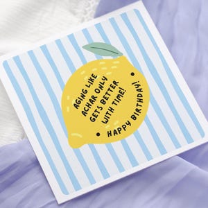 Marque Achar | carte d'anniversaire punjabi | Carte d'anniversaire indienne | Achar au citron | Carte : hindi, ourdou, indien, Desi