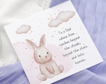Father's Day card from baby in heaven Baby Loss, Miscarriage, stillbirth, grief