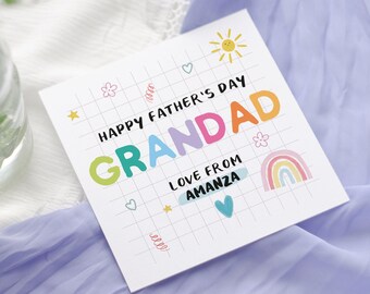 Grandad Father's Day Card | Grandpa Greetings Card Design