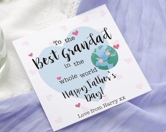 Grandad Father's Day Card | World Design Greeting Card