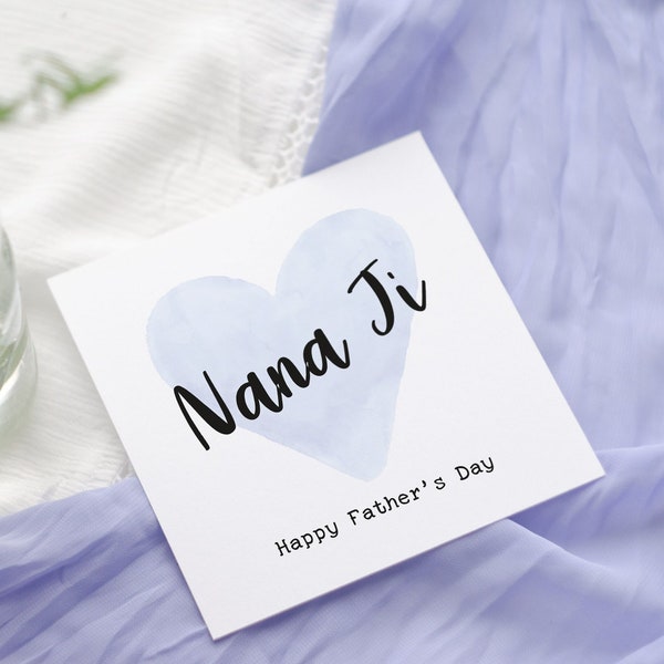 Punjabi Father's Day card | Birthday card | for Nana Ji | Dada Ji | Baba Ji | Panjabi | Sikh | Indian