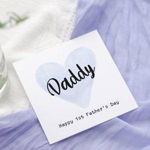 1° biglietto per la festa del papà per papà / Primo giorno del papà / Festa del papà per papà / Biglietto per il nonno / Primo giorno del papà per il nonno / Da bambino