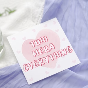 Tuhi mera everything | You&#39;re my everything | Punjabi valentines | Valentines Day | Desi Love Card | Romantic | Anniversary