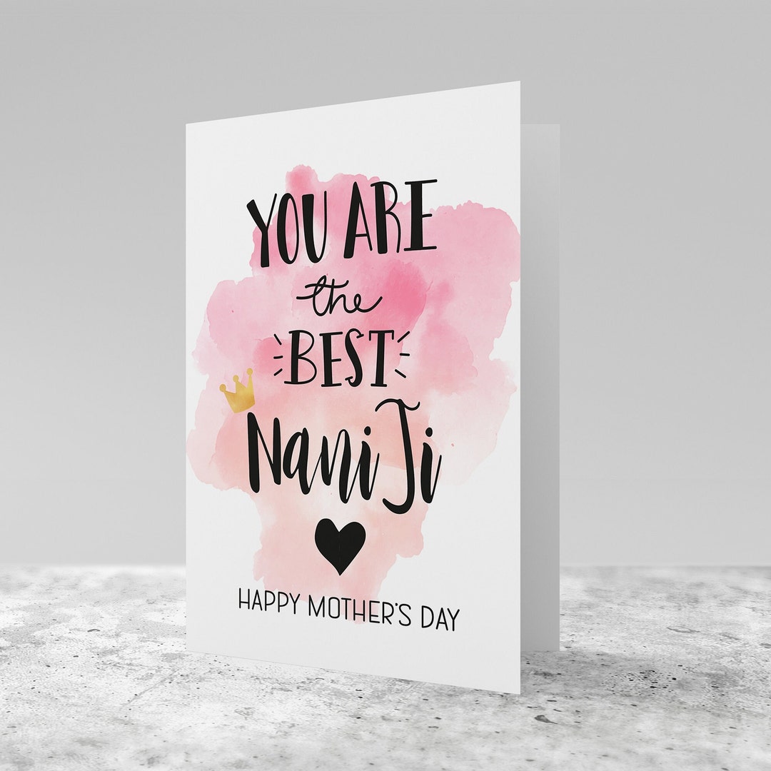 Punjabi Mothers Day Cards Mummy Ji Nani Ji Dadi Ji Bibi Etsy