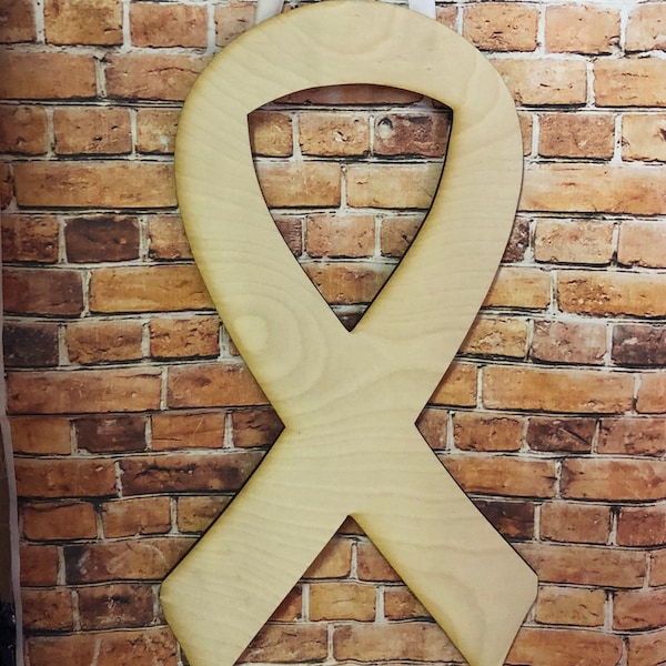 Laser cut awareness ribbon -  nurses day - Large awareness ribbon