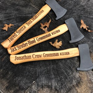 Groomsmen Axe - My Dad is great...just axe me - personalized axe - fathers day - dads axe