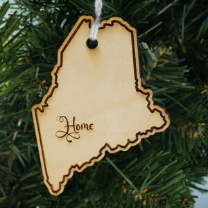 State of Maine home ornament - Maine Christmas ornament