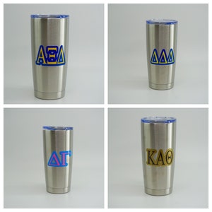 Stainless Steel Sorority Tumbler