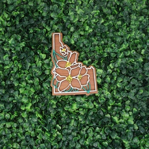 ID State Flower Ornament/Magnet - Idaho