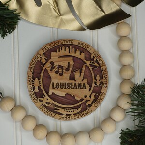 LA ornament  - Louisiana  state ornament or magnet