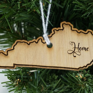 State of Kentucky home ornament - Kentucky Christmas ornament