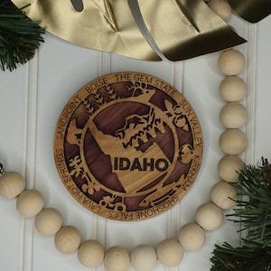 ID - Idaho  state ornament or magnet
