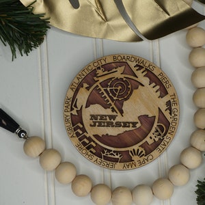 NJ ornament  - New Jersey state ornament or magnet