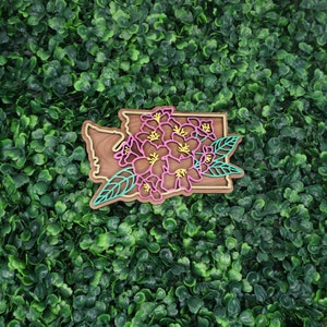 WA State Flower Ornament/Magnet - Washington
