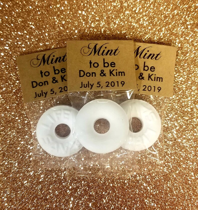 100 Mint to be wedding favors Rustic wedding favors Mint to be bridal shower favors. Bridal shower favors Wedding favors