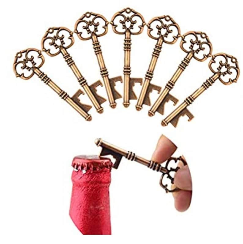 50 Piece Bronze Key Bottle Openers Vintage Key Bottle Opener Etsy