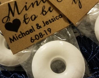 100 Mint to be wedding favors. Rustic wedding favors. Wedding favors. Bridal shower favors. Mint to be bridal shower favors.