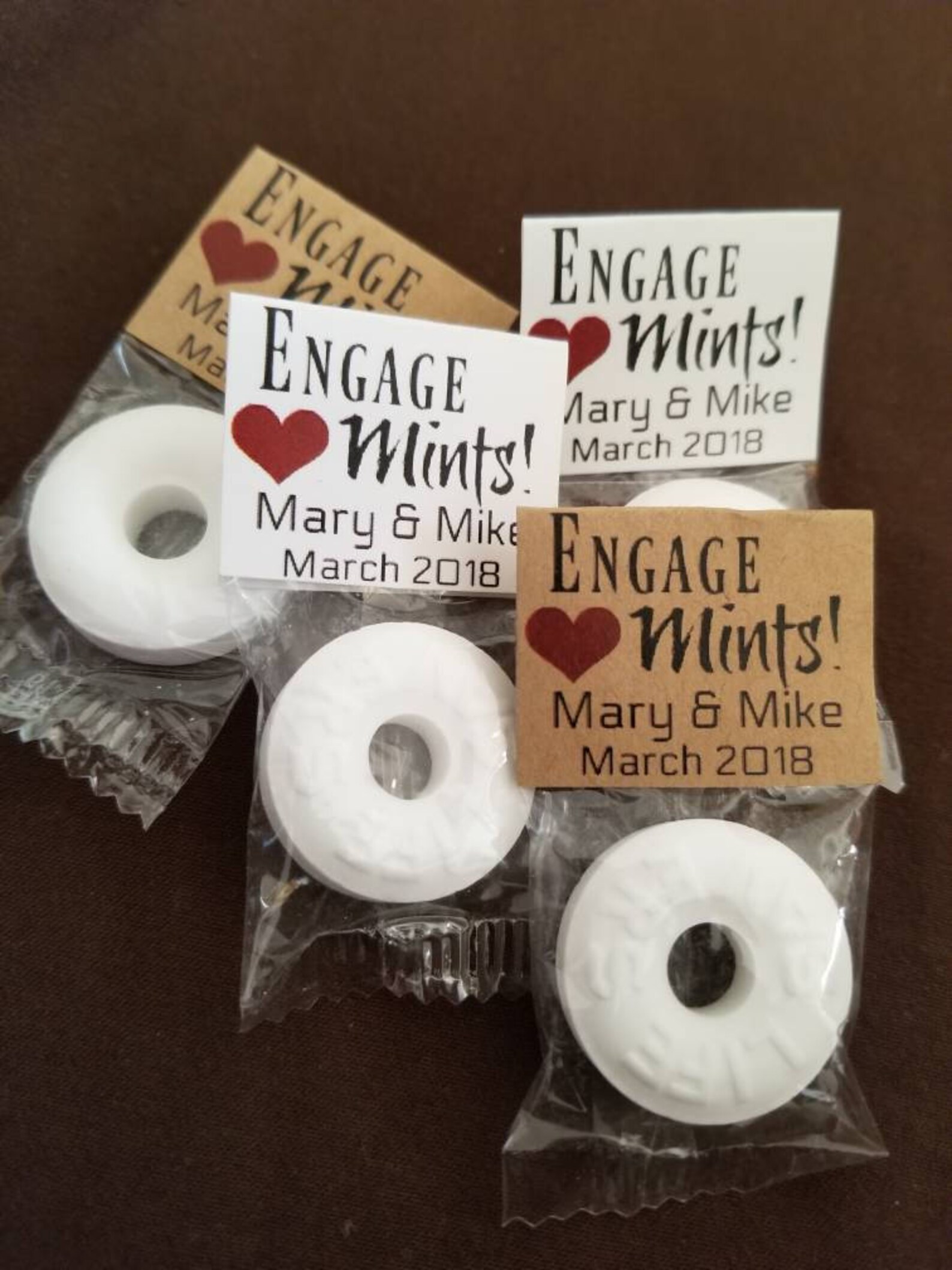 100 Engagement wedding favors. Rustic wedding favors. Wedding Etsy