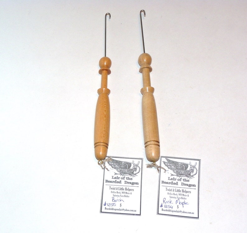 WPI gauge /& Spinning Yarn Holder for Spinning Wheels Threading Hook Twist it Little Helpers an Orifice Hook